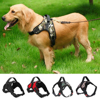 Nylon Large Dog Pet Harness Collar Adjustable Padded Extra Big Large Medium Small Dog Harnesses Vest Husky Dogs Supplies