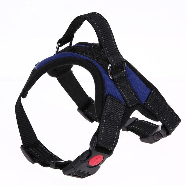 Nylon Large Dog Pet Harness Collar Adjustable Padded Extra Big Large Medium Small Dog Harnesses Vest Husky Dogs Supplies