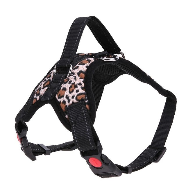 Nylon Large Dog Pet Harness Collar Adjustable Padded Extra Big Large Medium Small Dog Harnesses Vest Husky Dogs Supplies