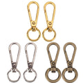 4pcs Clip Buckles Vintage Metal Luggage Bag Handbag Dog Buckle Snap Hook Bag Clasp DIY Key Chain Hardware Accessories