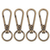 4pcs Clip Buckles Vintage Metal Luggage Bag Handbag Dog Buckle Snap Hook Bag Clasp DIY Key Chain Hardware Accessories