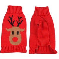 S/M/L/XL Pet Christmas Dog Kniiting Sweatshirt Pajamas Puppy Pet Cat Dog Sweater Knitted Coat Apparel Christmas Clothes