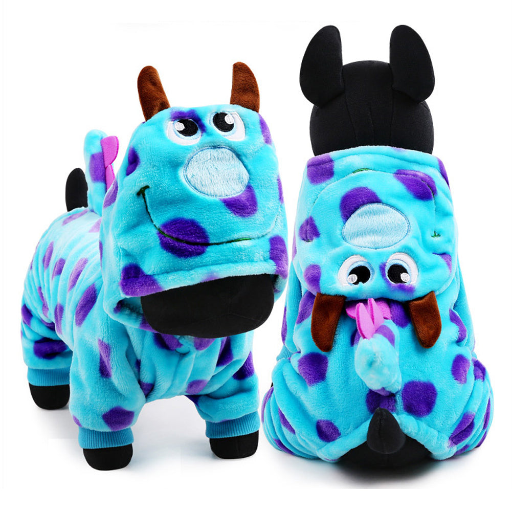 Dog Pet Clothes Cute Party Dress UP Dog Winter Clothing Coat Dragon Dog Clothes For Small Dogs