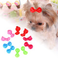 10pcs/50Pcs Candy Color Resin Pet Hairpin Puppy Cat Bowknot Hairpin Accessories Handmade Dog Hair Grooming Accessories
