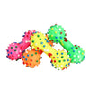 Pet Chewing Toys Colorful Dotted Dumbbell Dog Toys Squeeze  Toys for Dog Puppy Pet Training Products