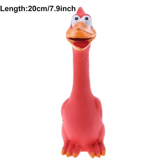 1PC Toy For Dogs Puppy Screaming Rubber Chicken Toy For Dogs Latex Squeak Squeaker Chew Training Pet Products