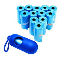 12/42 Rolls Dog Cat Poop Waste Bag Refills Bulk Roll Clean Up Picking Garbage Bags With Dispenser And Lead Clip Pet Accessories