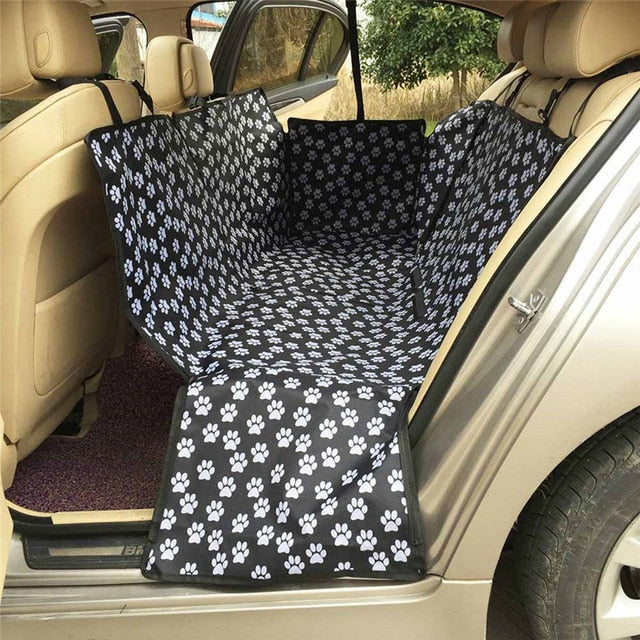 600D Oxford Pet Car Seat Covers Waterproof Back Bench Seat Car Interior Travel Accessories Car Seat Covers Mat for Pet Dogs