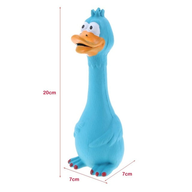 1PC Sound Toy For Dogs Puppy Screaming Latex Cock Dogs Toy For Dogs Latex Squeak Squeaker Chew Training Pet Products