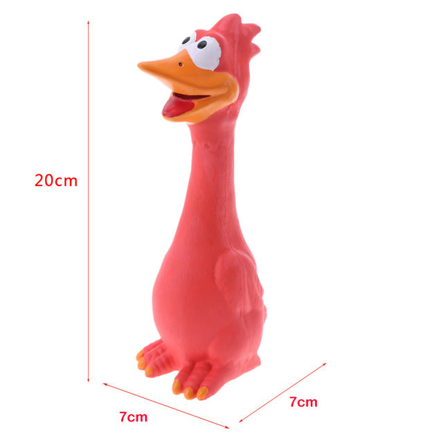 1PC Sound Toy For Dogs Puppy Screaming Latex Cock Dogs Toy For Dogs Latex Squeak Squeaker Chew Training Pet Products