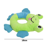 Cartoon Animal Shaped Pet Dog Plush Toy Squeak Chew Bite Sound Molar Toys Funny Interactive Plush Cat Toy