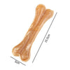 2pcs Pet Dog Chew Toys Cowhide Leather Bones Puppy Molar Teeth Clean Stick