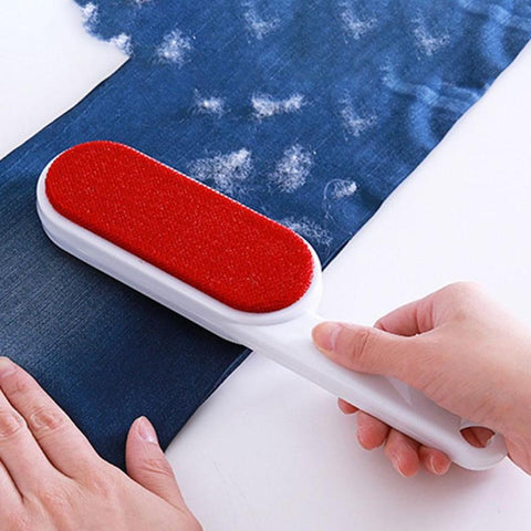 Reusable Pet Dog Hair Remover Double-Sided Sofa Clothes Lint Cleaning Brush